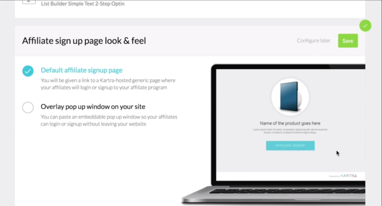 Kartra Affiliate Signup